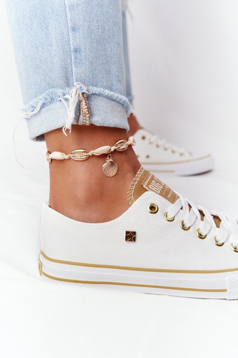 Classic Women's Sneakers BIG STAR HH274458 Off White