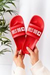 Women's Slippers Big Star HH274A014 Red